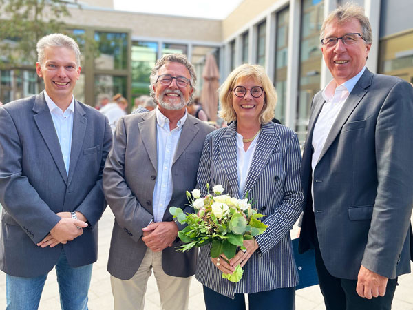 Karl-Heinz Bacher, Andreas Brenner, Karin Müller, Propst Thomas Drope