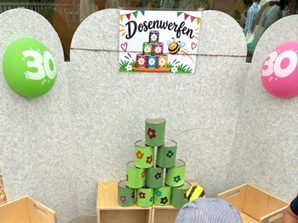 Kita Tornesch Dosenwerfen