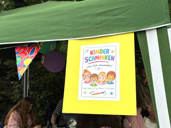 Kita Tornesch Kinderschminken