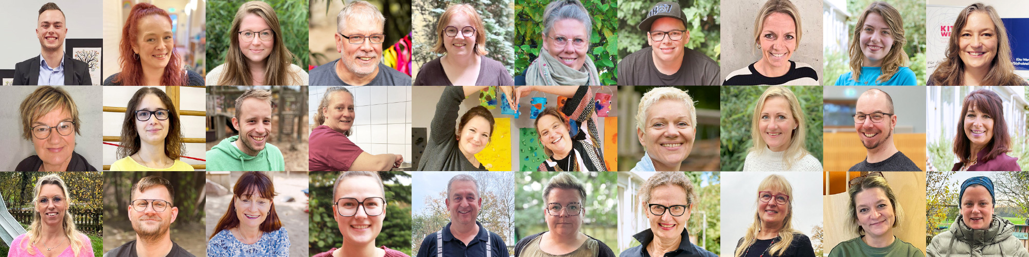 Banner: Kita-Werk Mitarbeitende